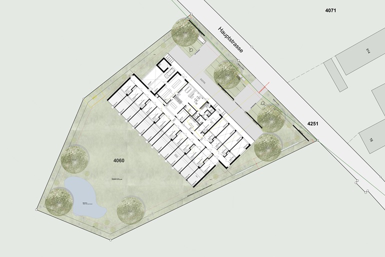 Grundriss der Tollwut-Quarantäne Station Schweiz